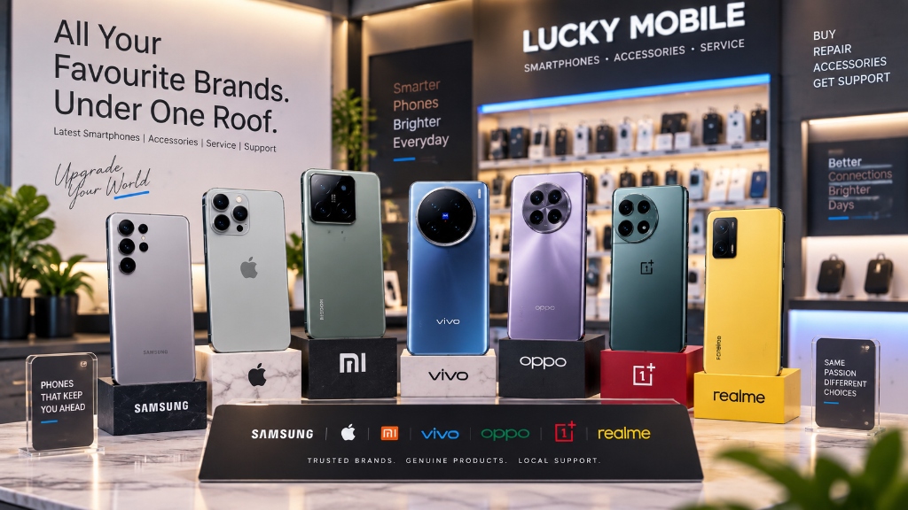 Lucky Mobile Store & Brand Banner