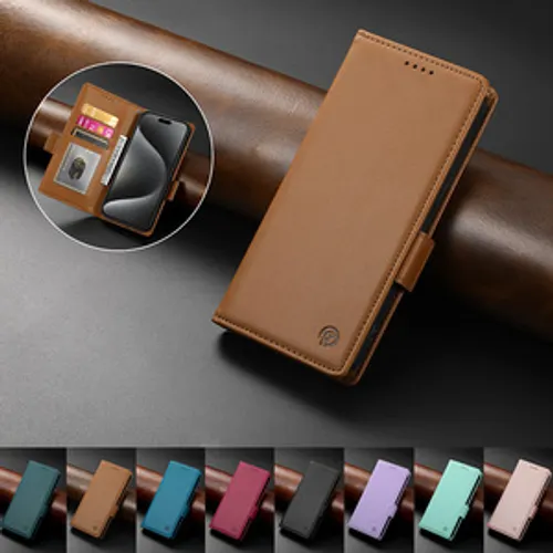 Premium leather flip and wallet mobile case