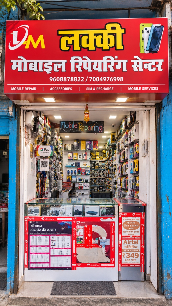 Lucky Mobile Exterior Storefront - लक्की मोबाइल रिपेयरिंग सेंटर, Barhi, Jharkhand